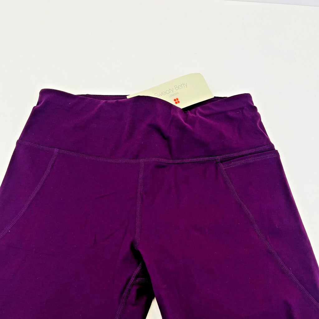 Sweaty Betty Power Workout Leggings in Midnight Cherry Purple Full Length size S