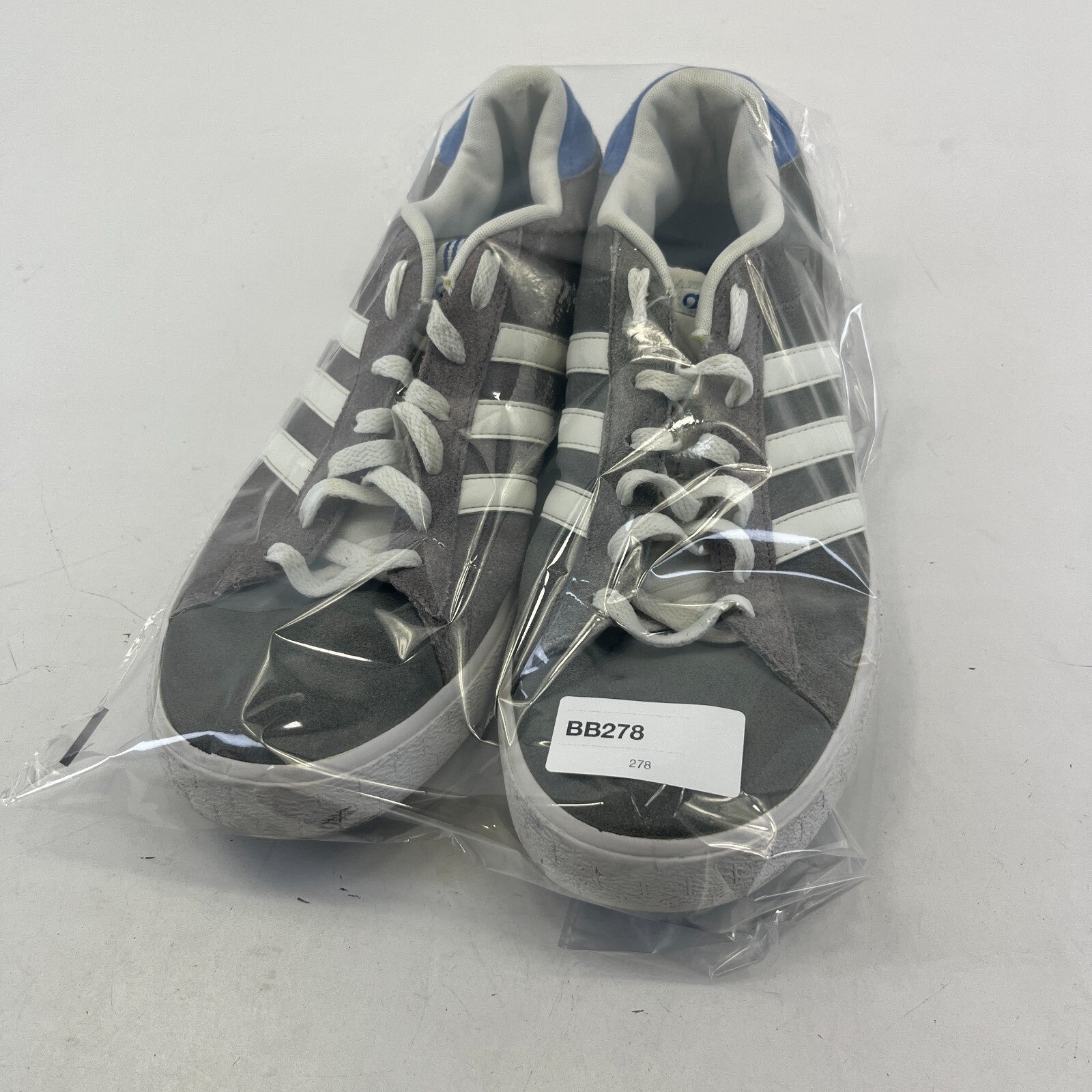 Adidas Neo Suede Leather Trainers in Grey Blue 2015 size UK 12 EU 47 1/3
