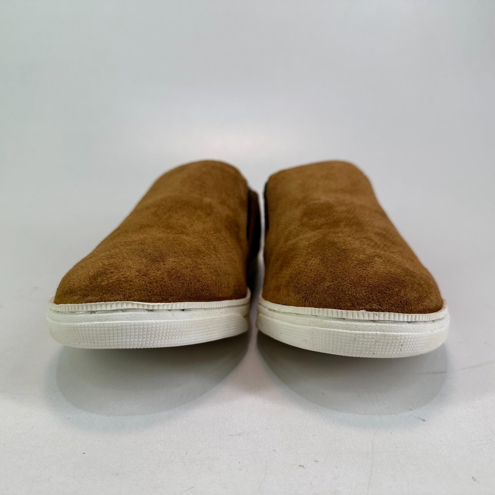 IKON Manor Tan Brown Suede Leather Slip On Shoes Deck Boat Smart Casual UK 12
