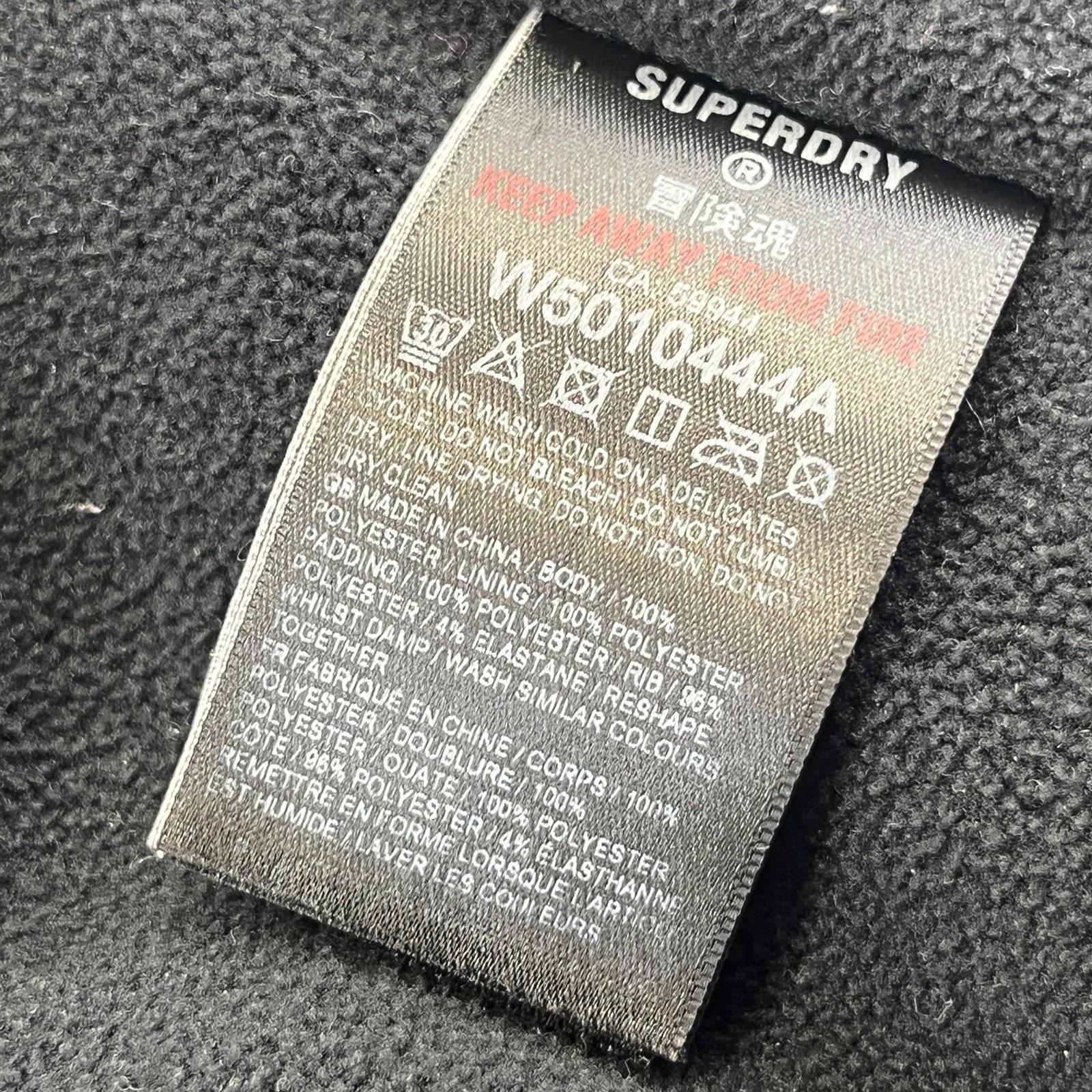 Superdry Women's Waterproof Jacket UK size 14 in White Insulated Hooded Coat