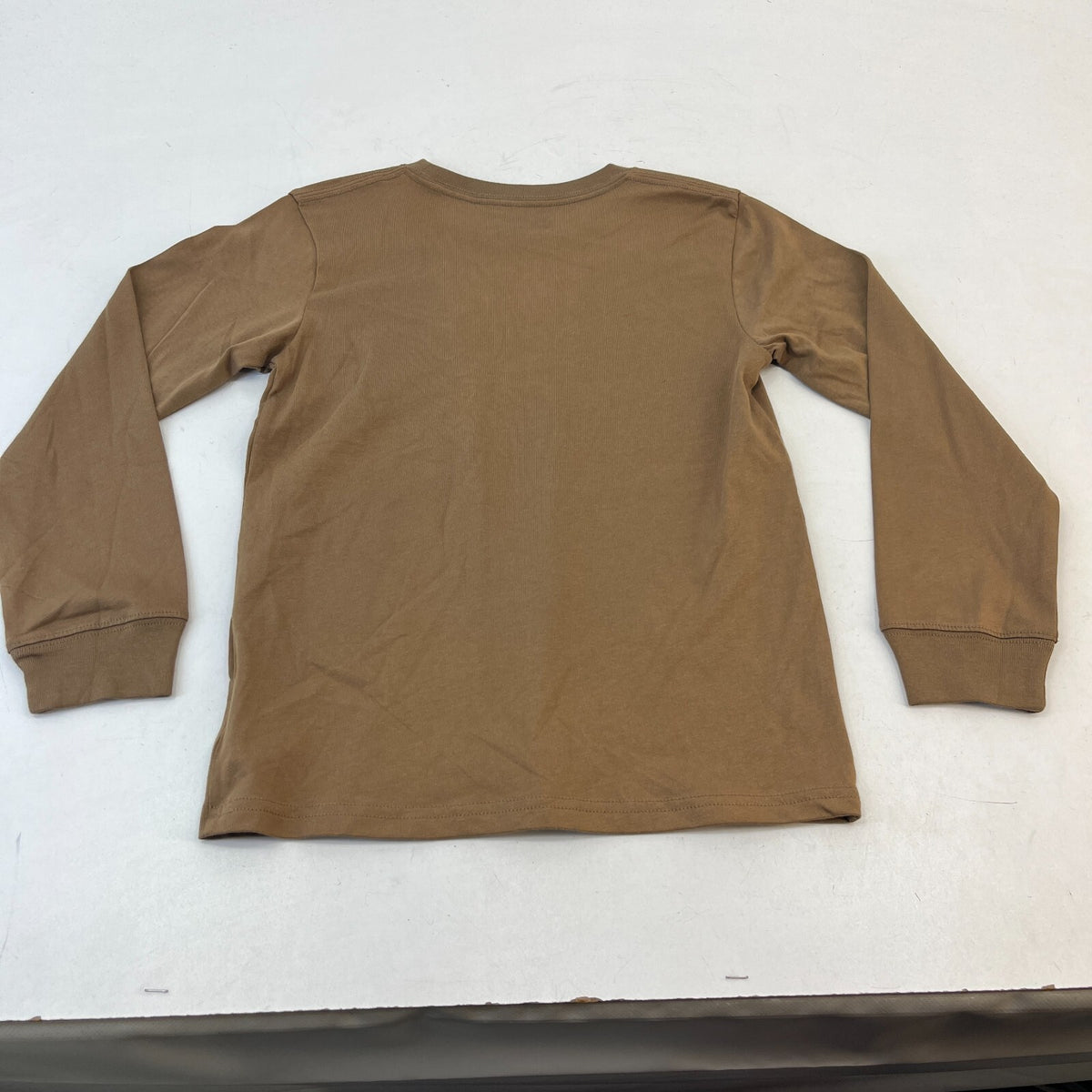 Carhartt Kids Khaki Brown Graphic Print Long Sleeve T-Shirt size 7 years - New