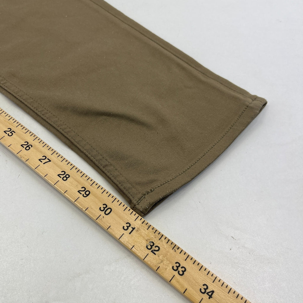 Hugo Boss Delaware Men's Jeans Slim Tapered W36" L32" Tan Brown Stretch