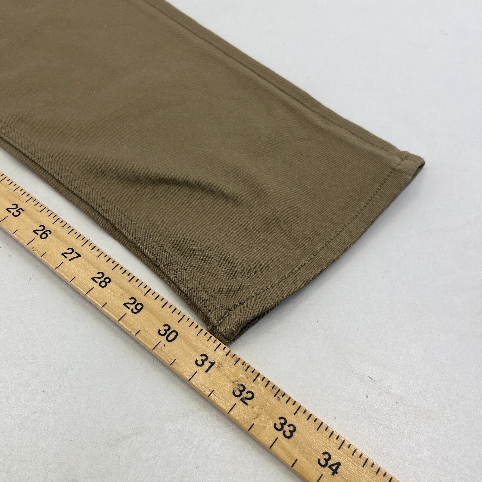 Hugo Boss Delaware Men's Jeans Slim Tapered W36" L32" Tan Brown Stretch