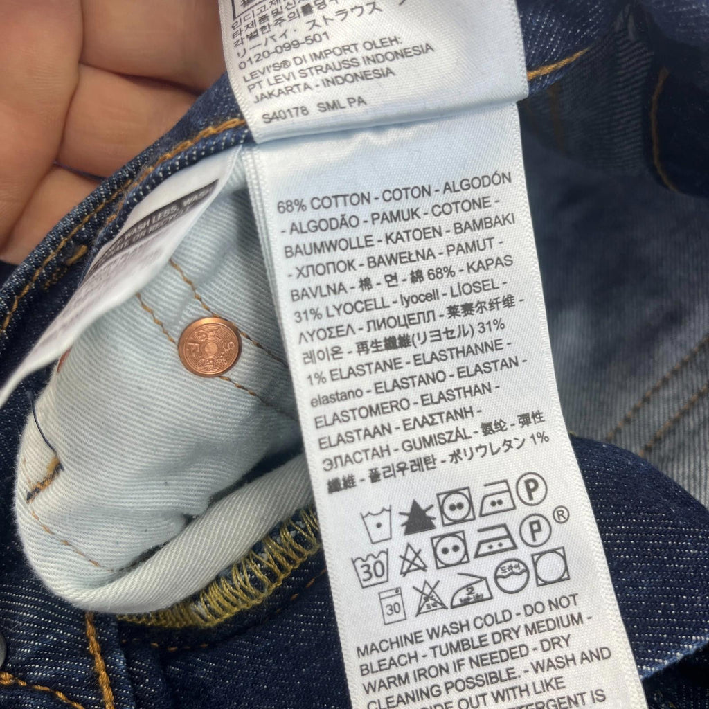 Levi's Skinny Taper Premium Big E Women's Jeans W32" L32" Mid Blue Denim
