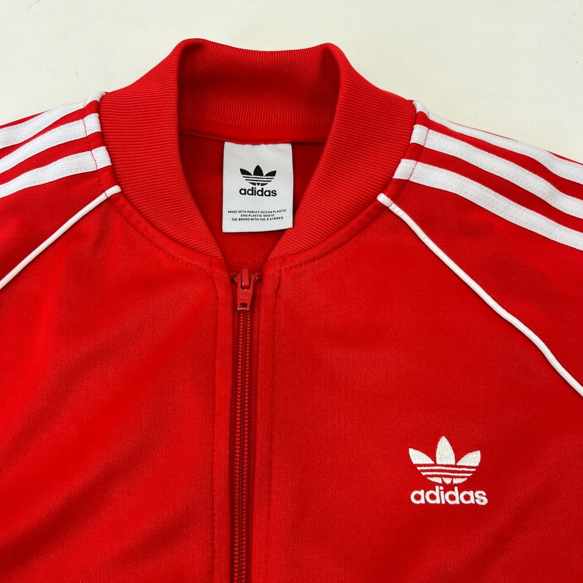 Retro 2022 Adidas Originals Firebird Track Top in Red size Large