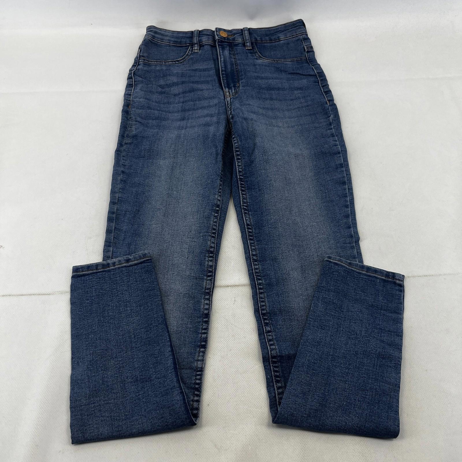 C&A Divided Mid Blue Super Skinny Jeans Women's UK size 8R - NWOT