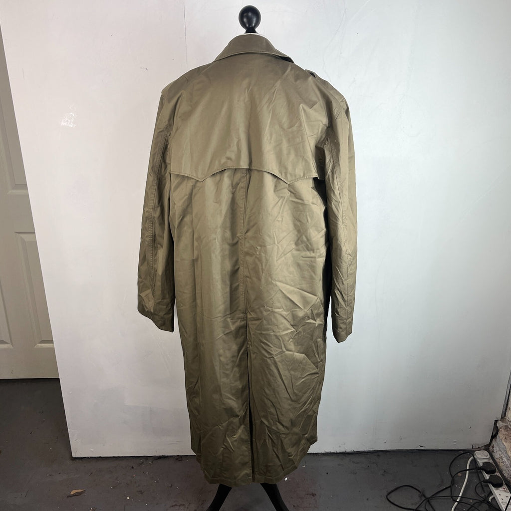 Dutch Army Military Trench Coat inc Removable Quilt Liner Khaki Green EU size 57