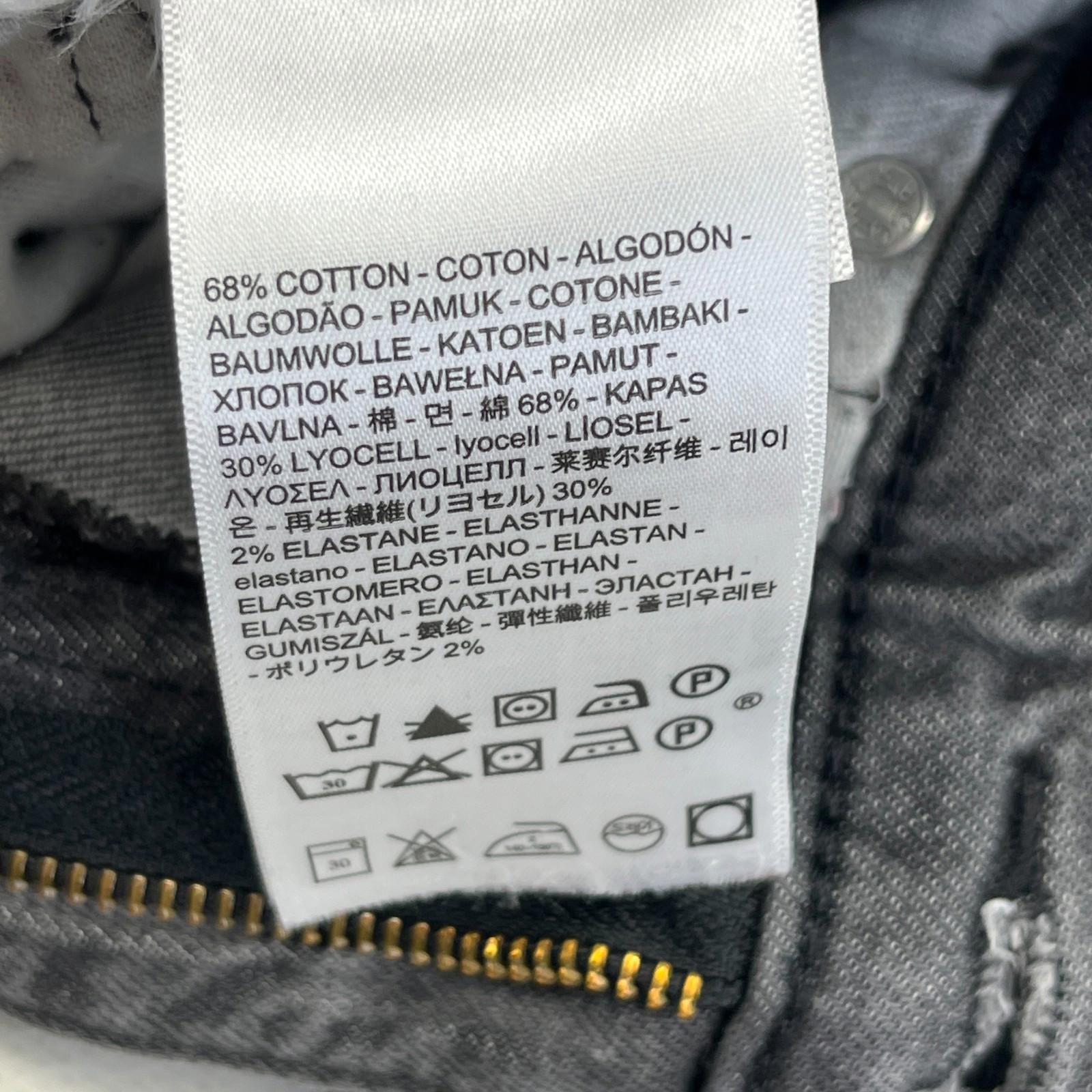 Levis 512 Mens Jeans Black W30" L30" Slim Fit Tapered Stretch Denim