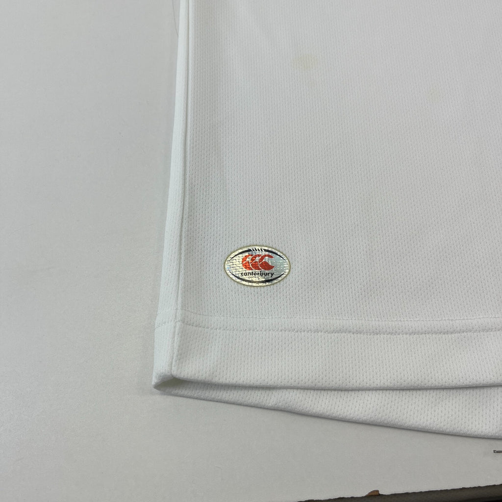 England Rugby Shirt size 2XL RFU Canterbury CCC White Retro Rugby Union Jersey