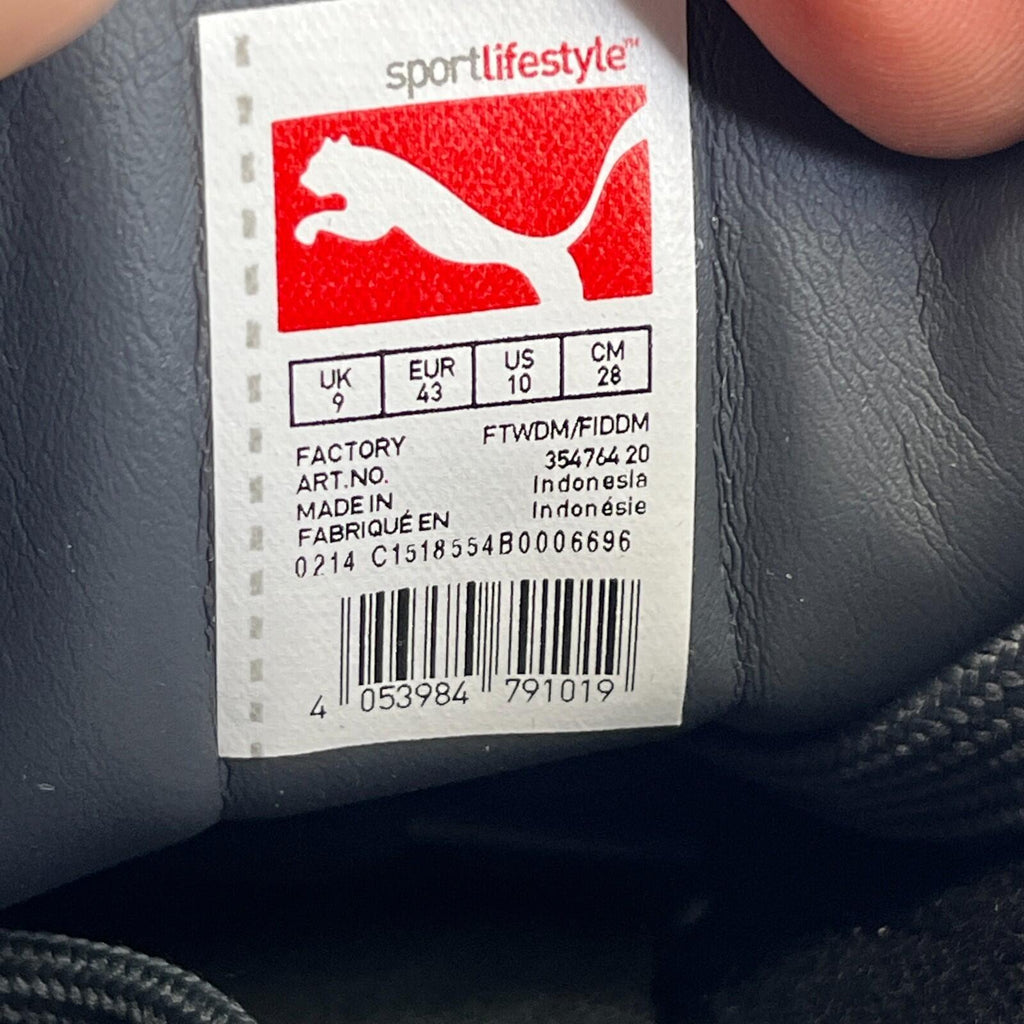 Puma Dark Grey Suede Trainers Men's size UK 9 / EU 43