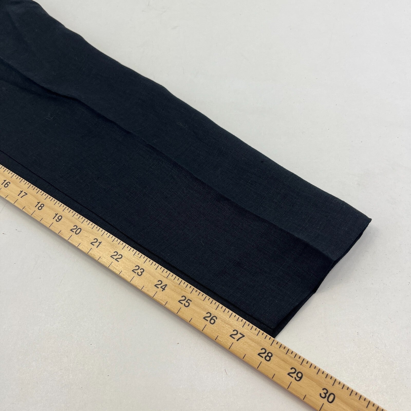 Zara Women's Linen Trousers in Black High Waist Smart Casual size XS
