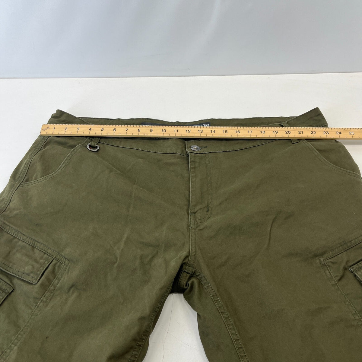 Tornado Men's Armoured Motorcycle Jeans Cargo Pants Khaki Green W46" L32"