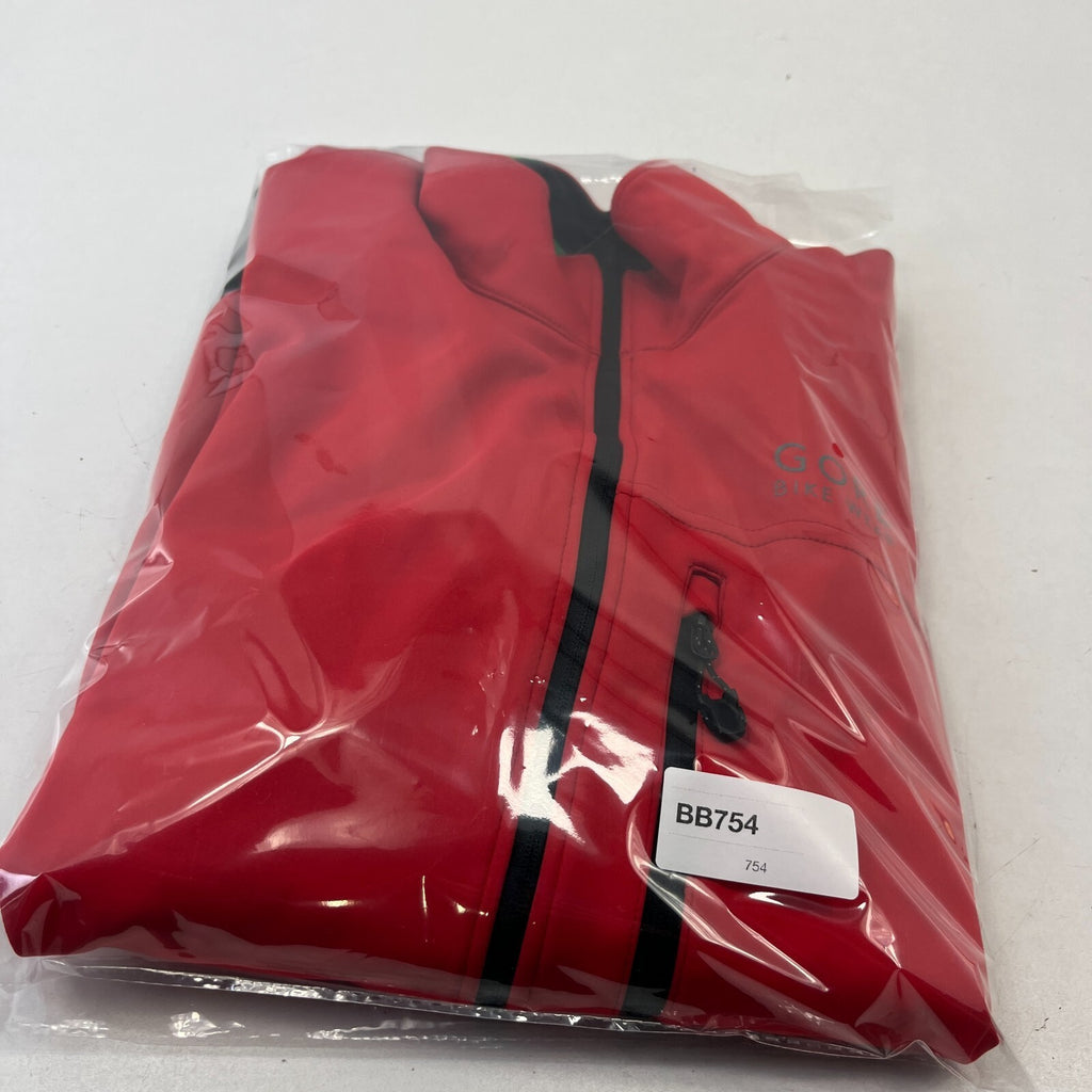 Gore Windstopper Softshell Cycling Jacket in Red size M