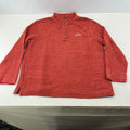 Weird Fish Macaroni 1/4 Zip Waffle Knit Jumper Pullover Mens 2XL Terracotta Red