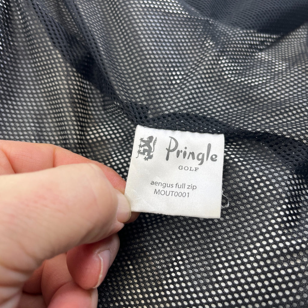 Pringle Aengus Full Zip Golf Jacket size XL Light Beige