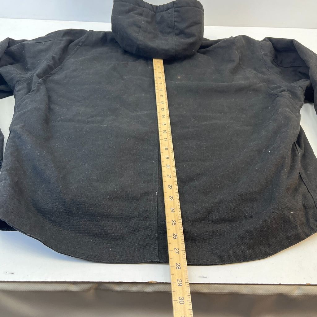 Bear River Premium Heavy Denim Fleece Lined Sherpa Trucker Jacket Black size XL
