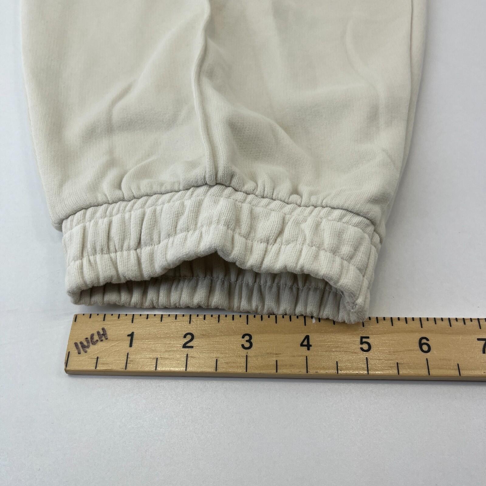 M&S Ladies Goodmove Parachute Joggers Cuffed Trousers Pants Cream UK size 22 New