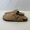 Qomfort Suede Leather Slide Sandals Sand Beige Men's size 11 EU 45 - New