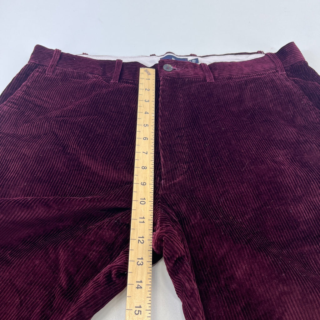 Blue Harbour Corduroy Cord Trouser Burgundy Red W38" L30"