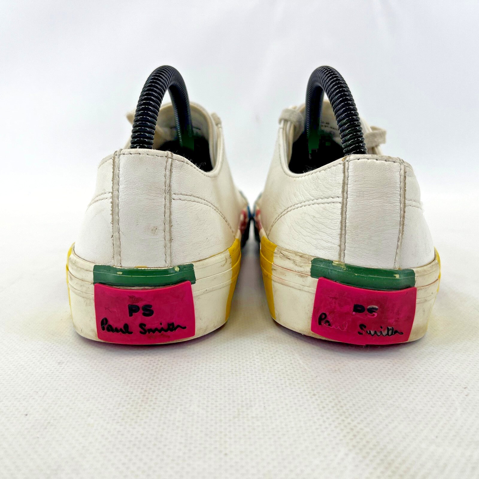 PS Paul Smith White Leather Trainers UK size 6.5 - EU 40