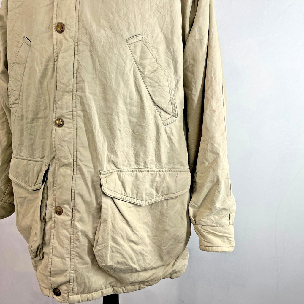 Gant "The Parka" Men's Casual Jacket Mid Length Beige Overcoat size M