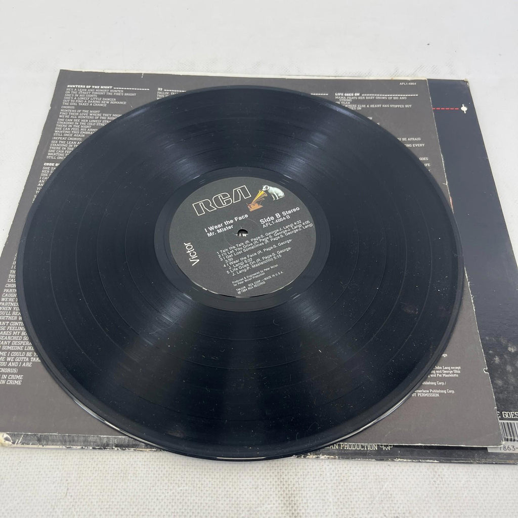 Mr. Mister - I Wear The Face 12" Vinyl LP Album EX/W