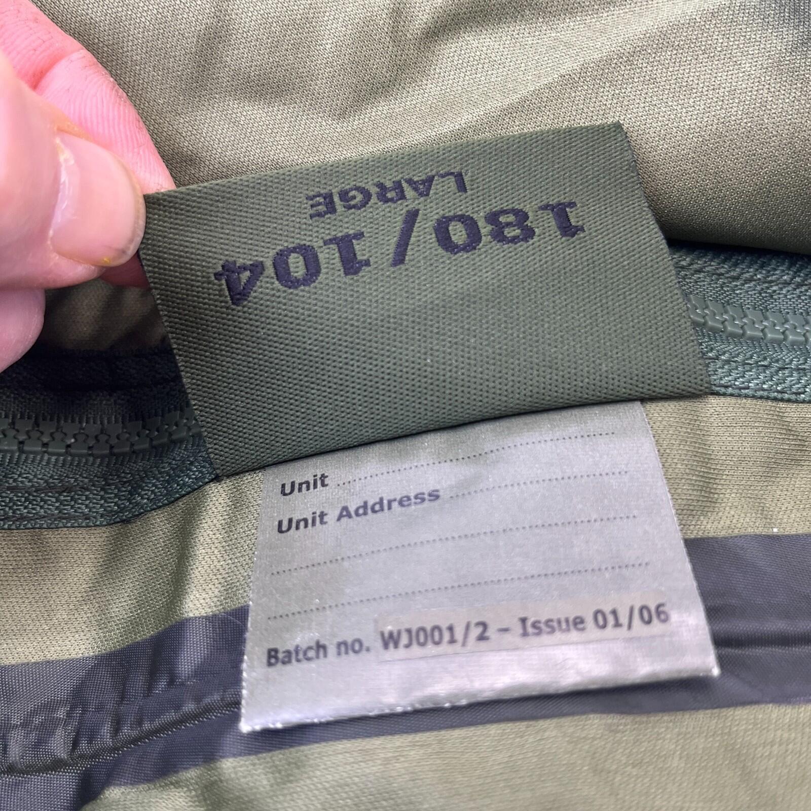 British DPM Camouflage Waterproof Camo Jacket Coat Hooded Surplus 180/104 Large