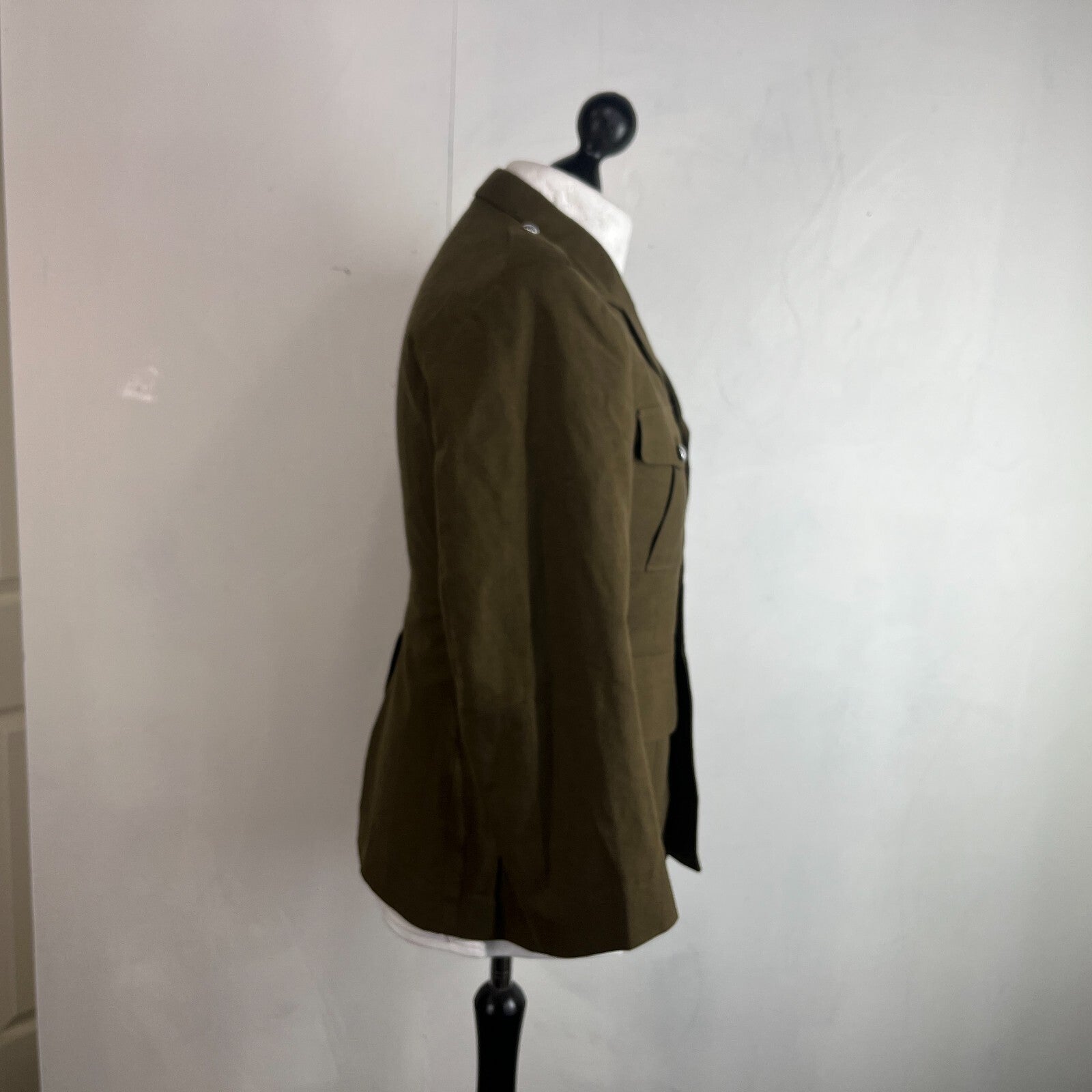 Rare Vintage 1971 French Military Jacket Parade Dress Tunic size 96C