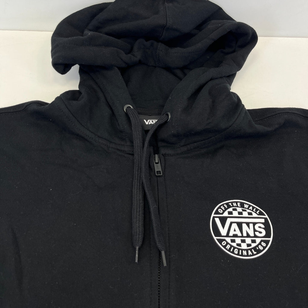 Vans Off the Wall Men's Back Print Hoodie in Black size Small