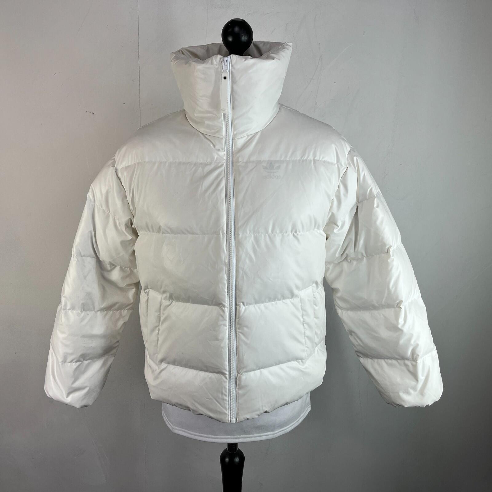 Adidas Prime Green Water Resist Quilted Jacket Duck Down Filled size 6 Oversized