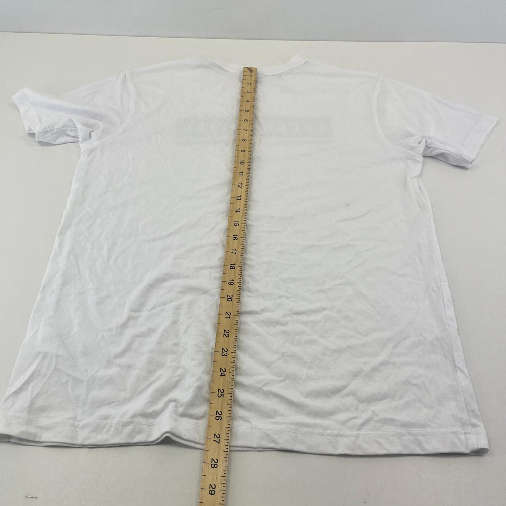 Leeds United Men's T-Shirt in White UK size Large