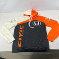 Honda Civic Promotional Hoodie Men’s size XL in Black Orange & White
