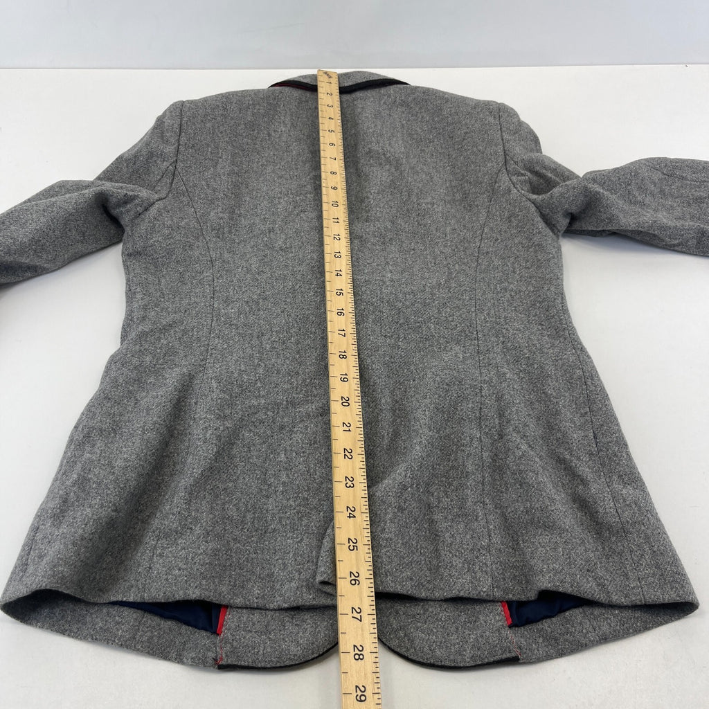 Boden Women's Grey Blazer Jacket Wool Blend Lined UK size 12 - VGC