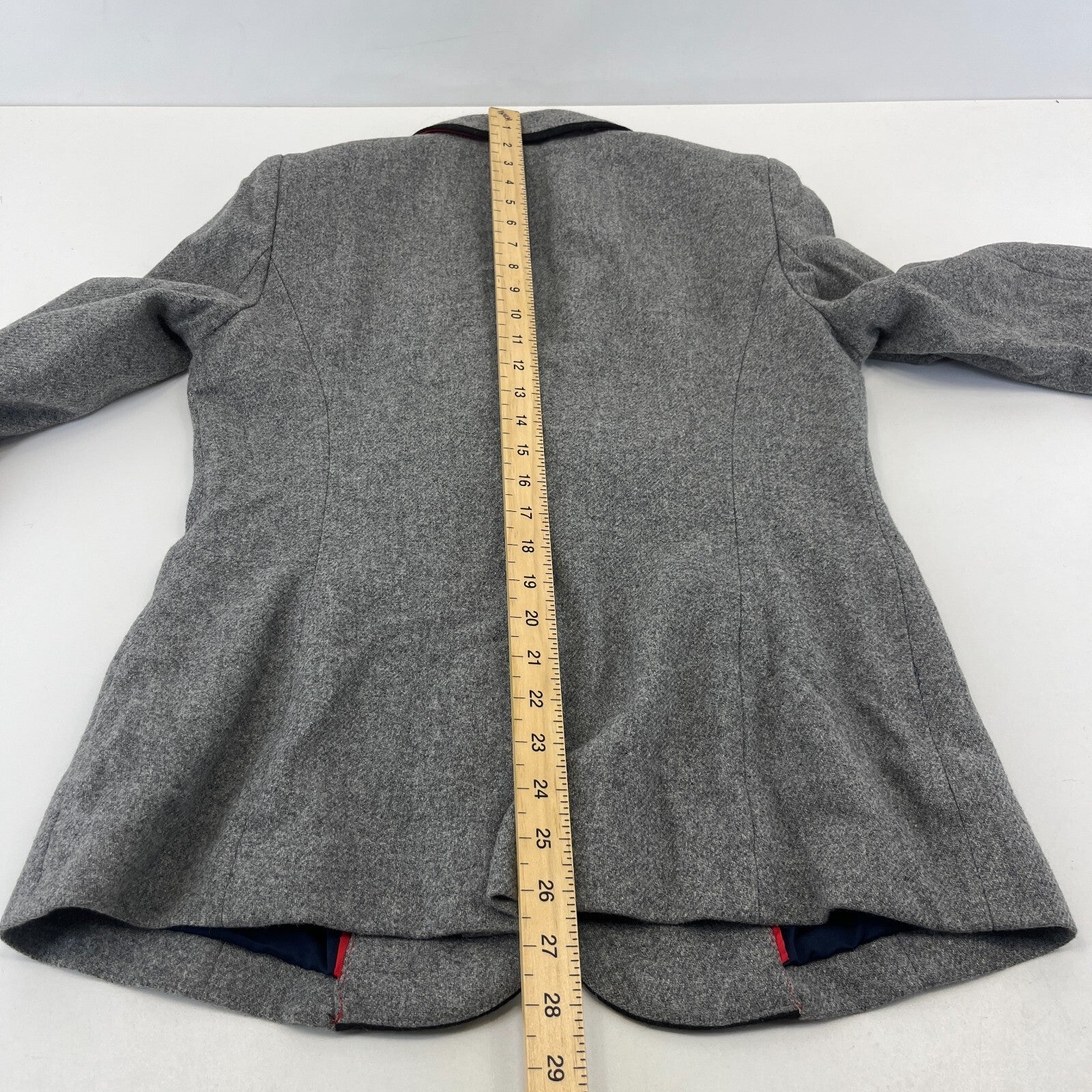 Boden Women's Grey Blazer Jacket Wool Blend Lined UK size 12 - VGC