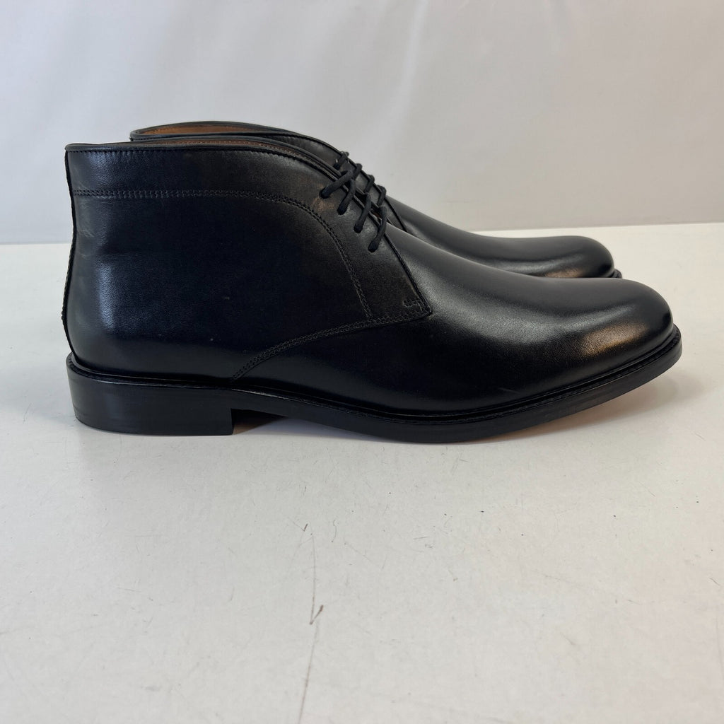 Marks and Spencer Sartorial Black Leather Smart Luxury Boots UK 11 RRP £120 New
