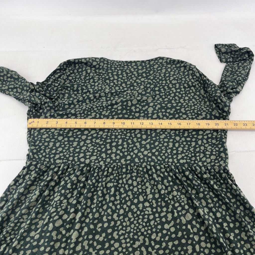 Joules Annalise Skater Dress UK size 18 Dark Green Jersey Fit & Flare Comfy
