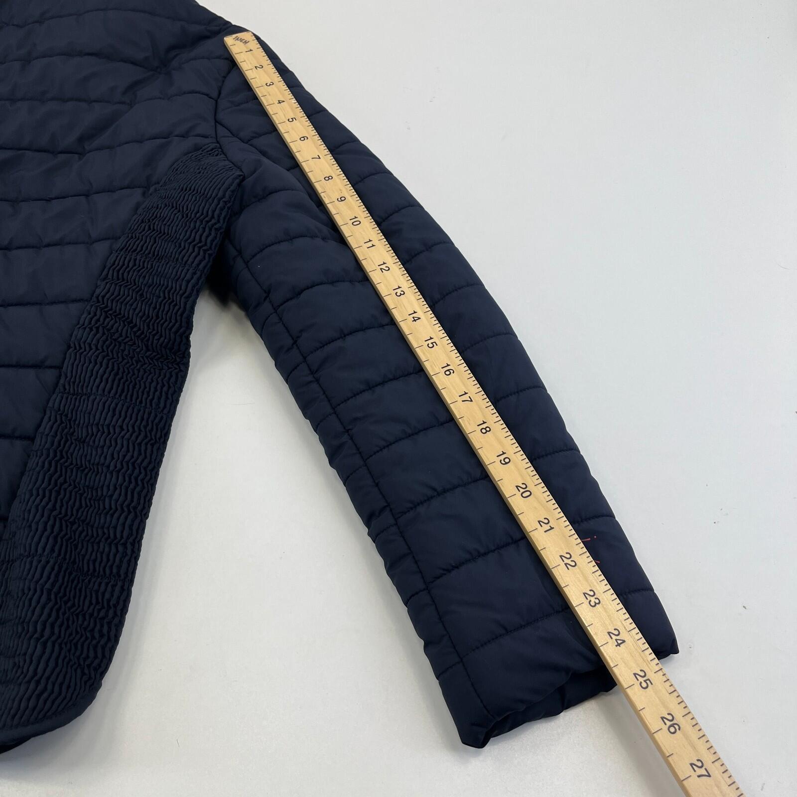 Joules Warm Welcome Collection Quilted Jacket Navy Blue size 18