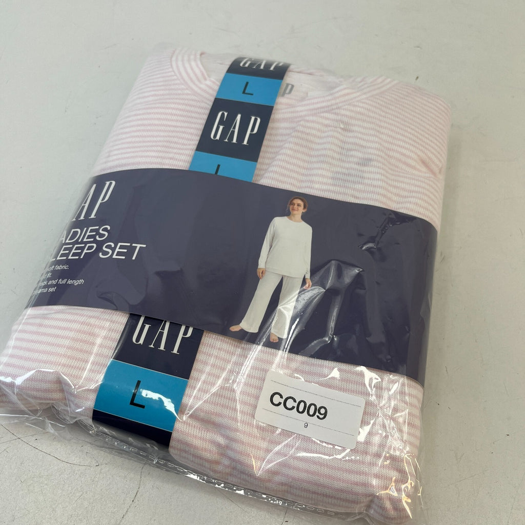 Gap Womens Pyjamas Sleep Set Night Top 2 Piece Loungewear in Pink size Large