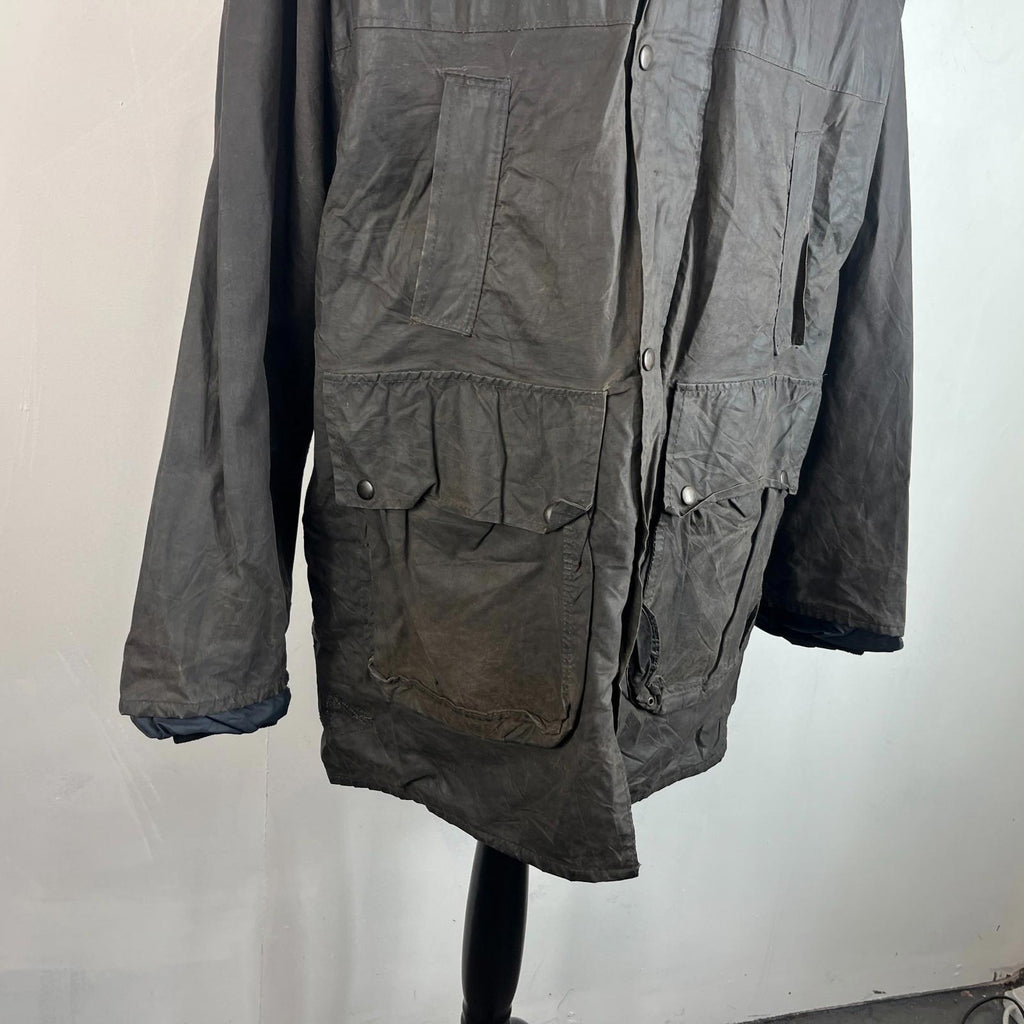 Alfa Laval Hamra The Windsor Wax Jacket size XL in Black Made in England