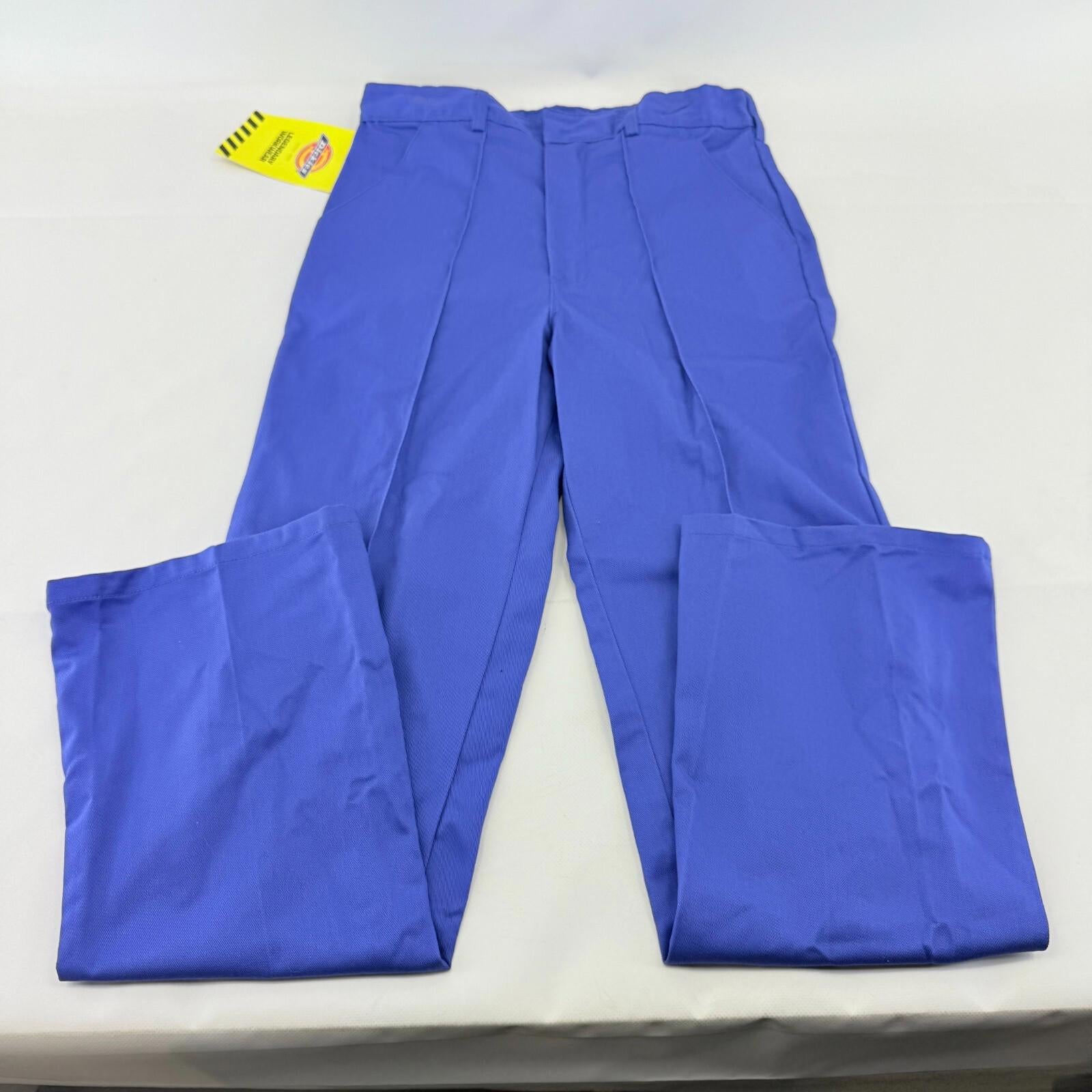 Dickies Redhawk Work Cargo Trousers in Blue W30R Sparky