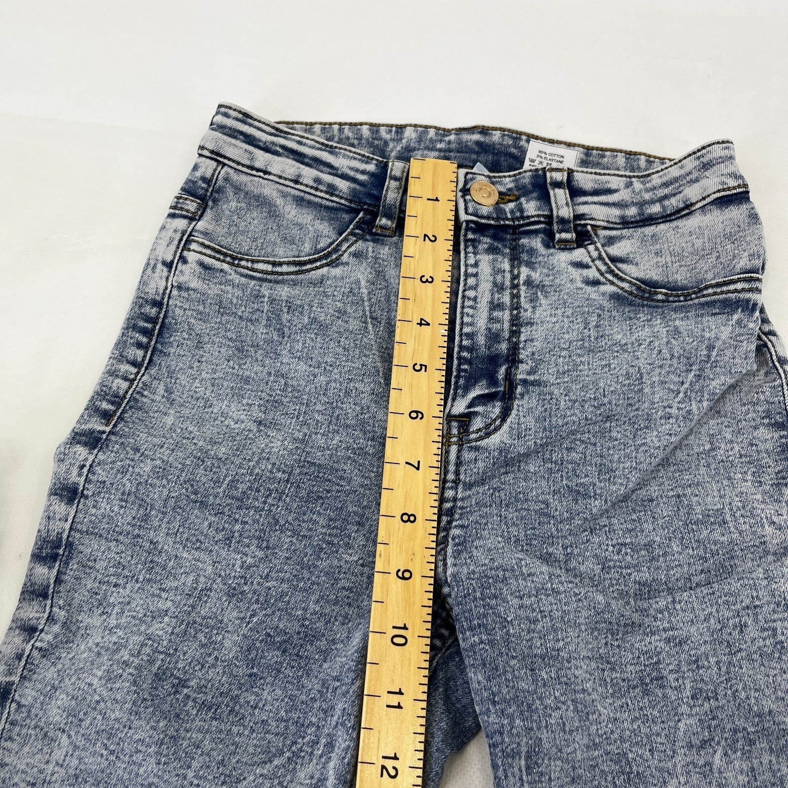 C&A Divided Stonewashed Blue Super Skinny Jeans - UK size 4R - BNWOT