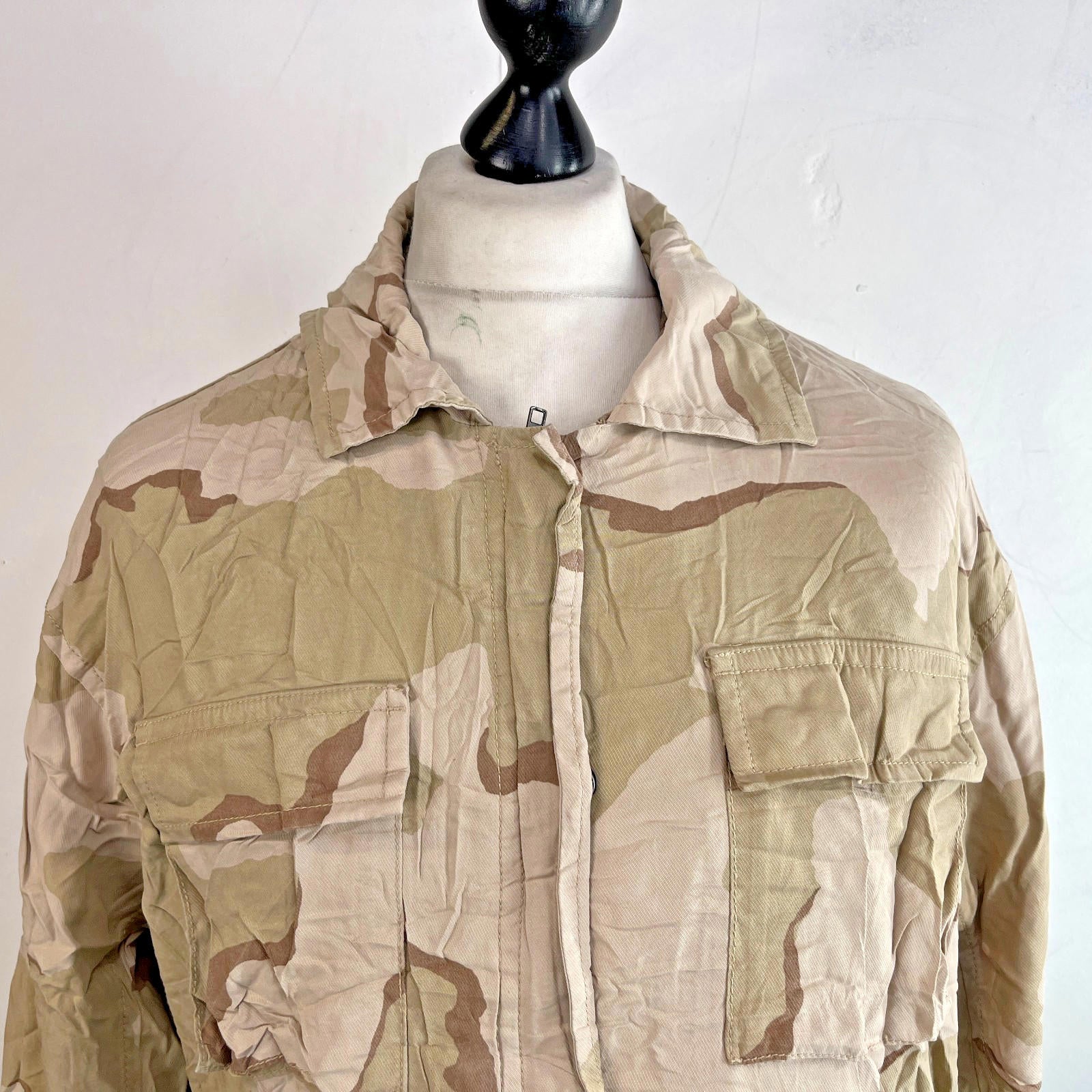 Weekday Irina US Desert Camo Casual Jacket Men's size Large