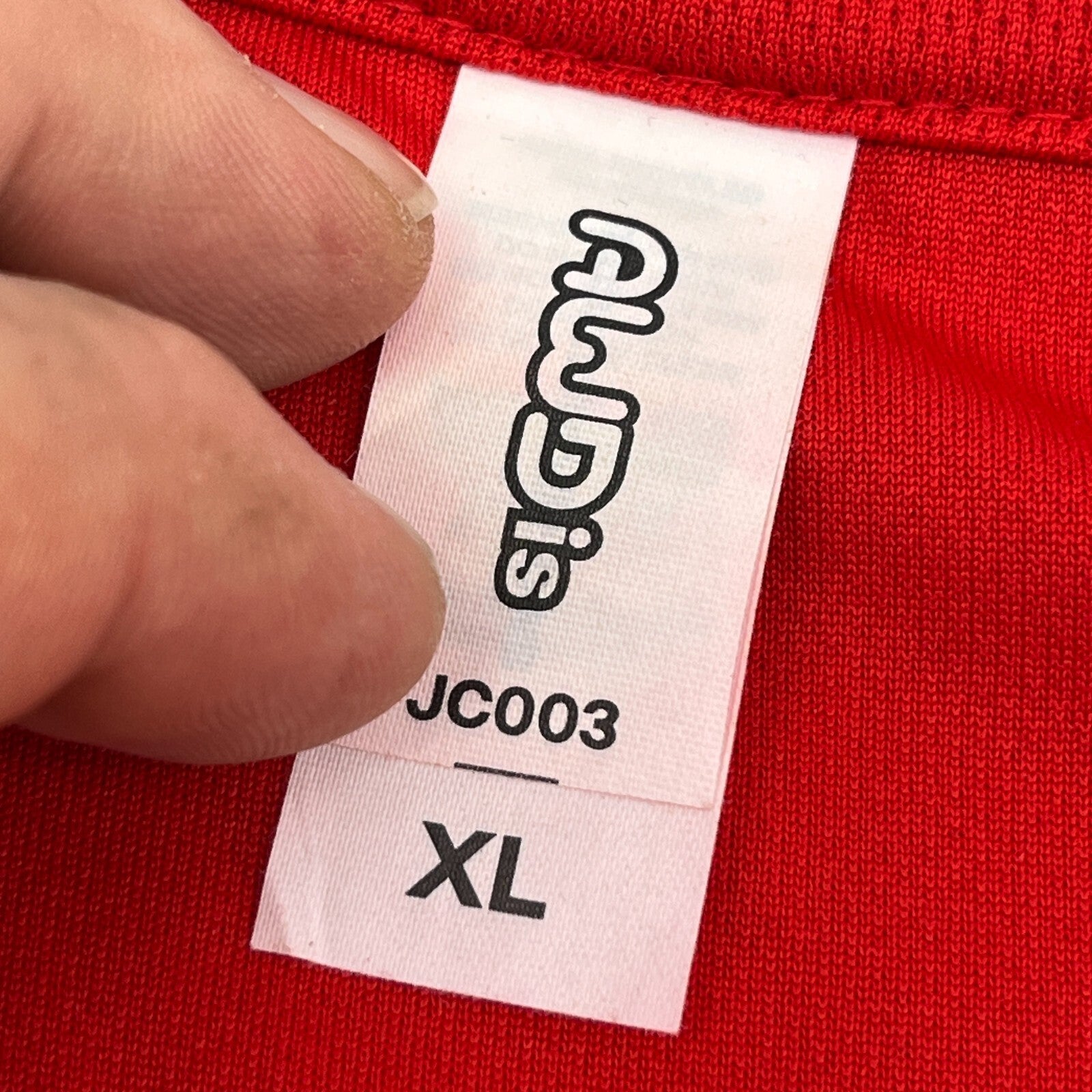 AWDis Retro Coca-Cola Football Shirt Jersey Red & White size XL