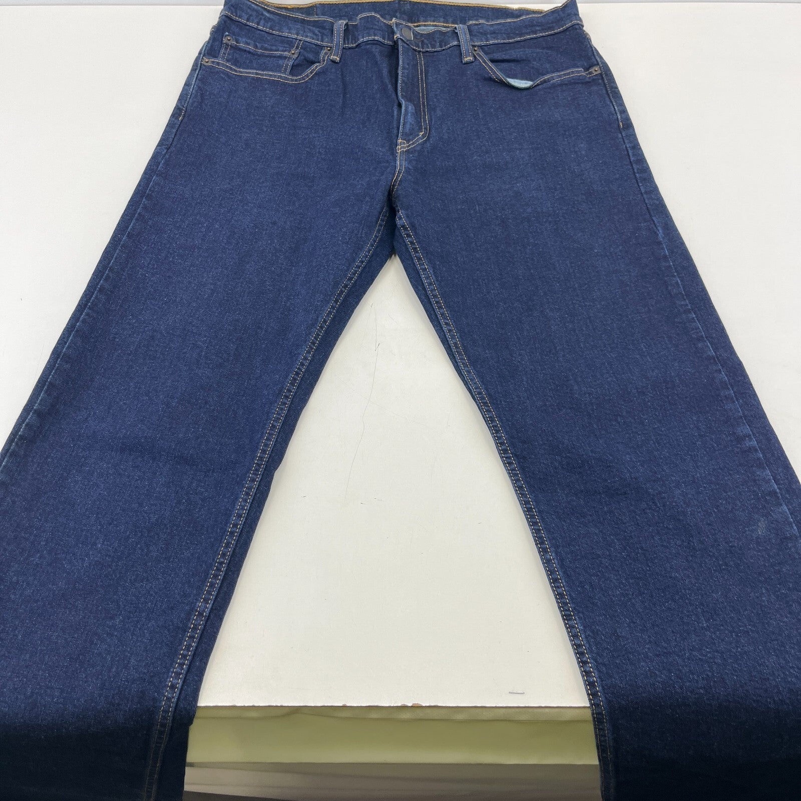 Levi Strauss & Co Levis 505 Jeans Mens Blue Denim Straight Leg W36" L34"