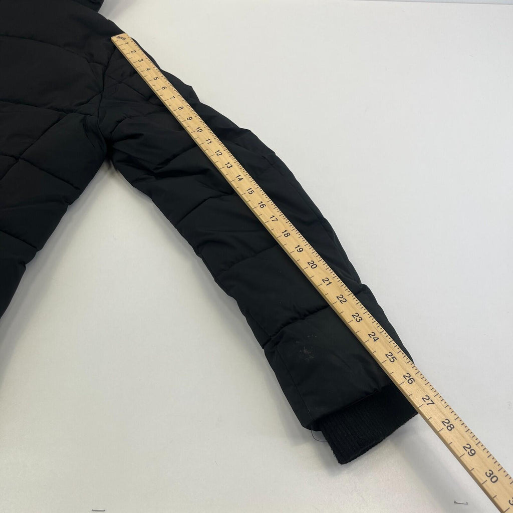SuperDry Sports Puffer Jacket in Black size Medium - Hooded Insulated