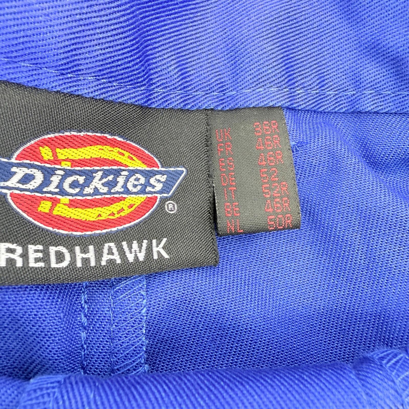 Dickies Redhawk Work Cargo Trousers in Blue W36R Sparky