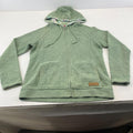 Weird Fish Macaroni Fleece Jacket Women's UK size 12 Full Zip Hooded Mint Green