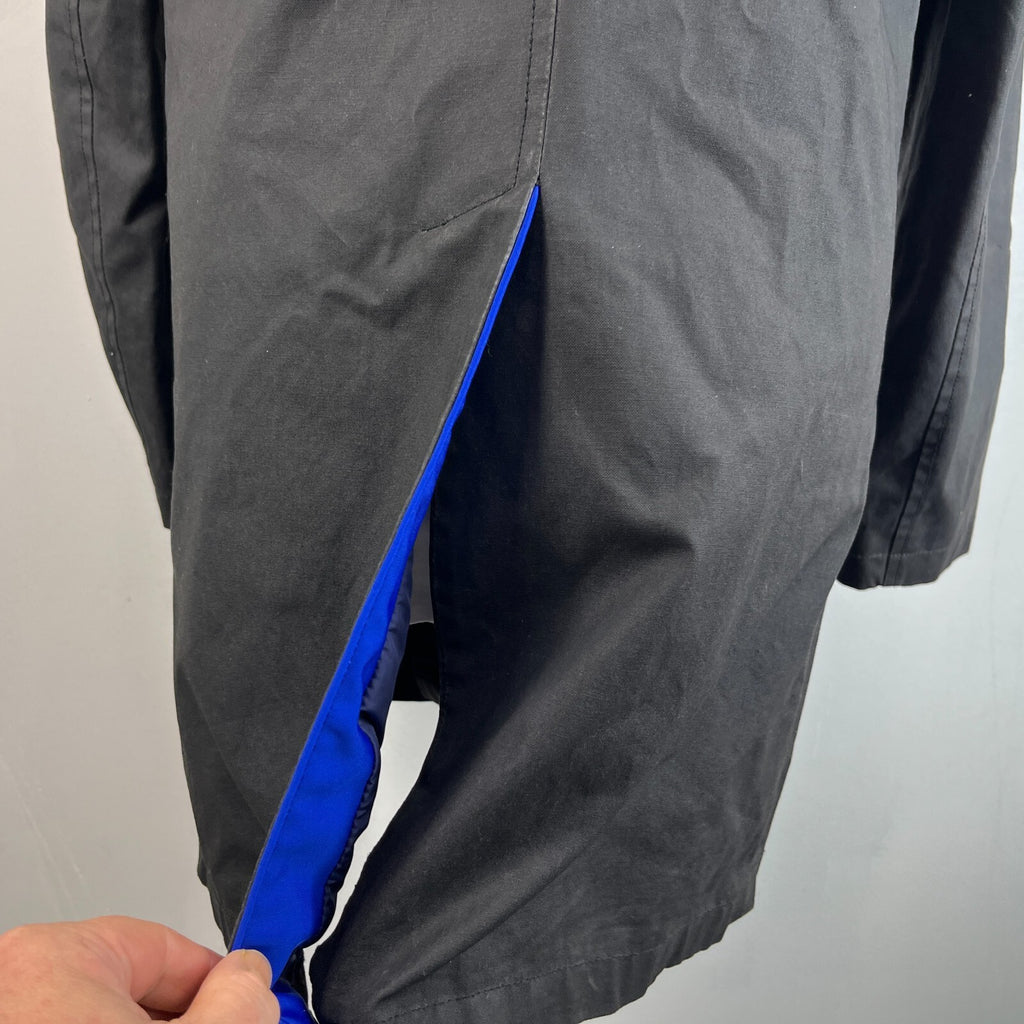 Superdry Idris Elba The Director Raincoat Jacket w/ Removable Hood Black size M