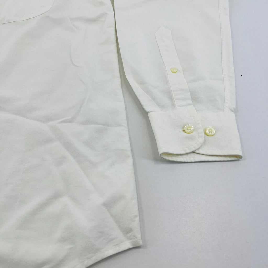Gant The University Oxford Shirt Mens size Medium in Light Cream White