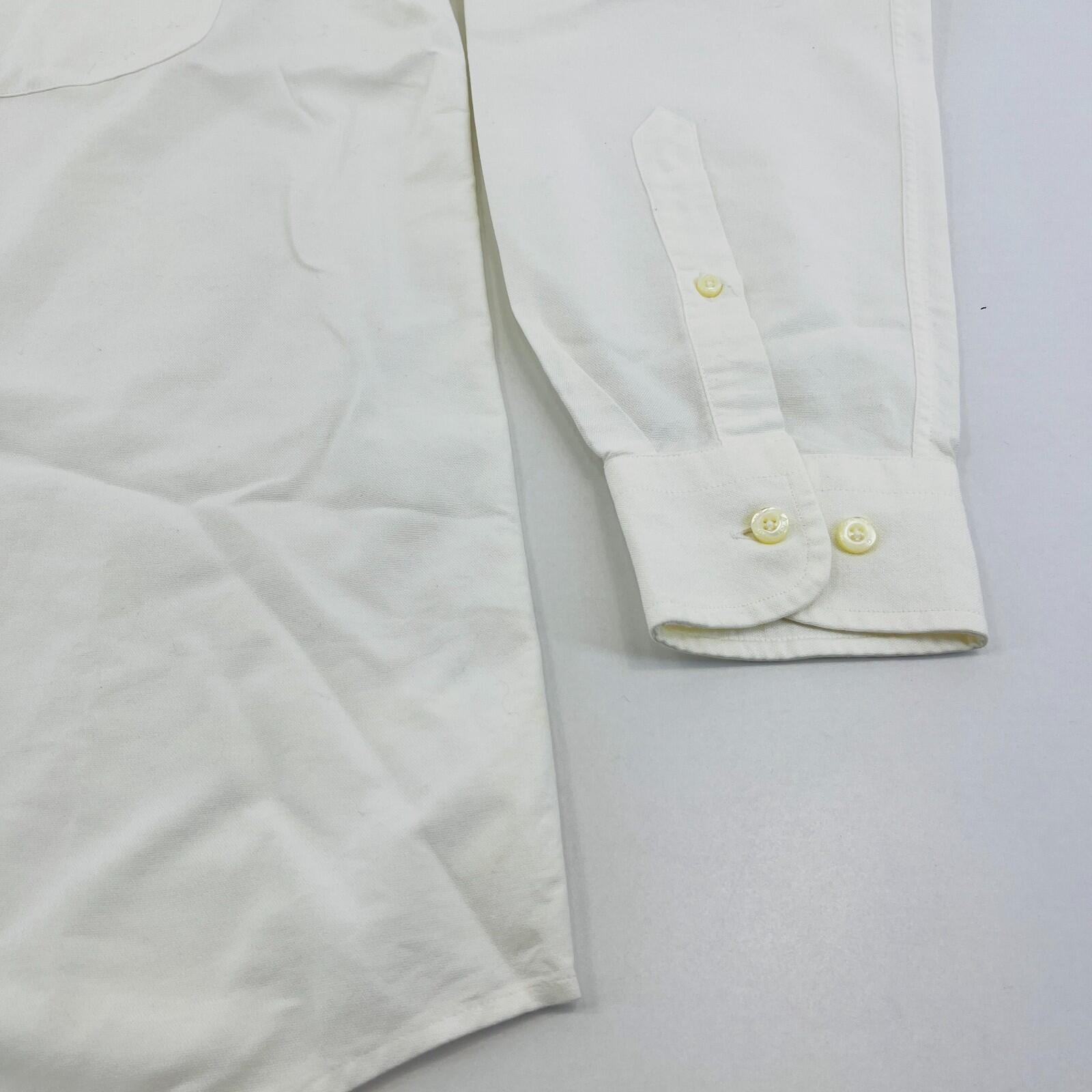 Gant The University Oxford Shirt Mens size Medium in Light Cream White